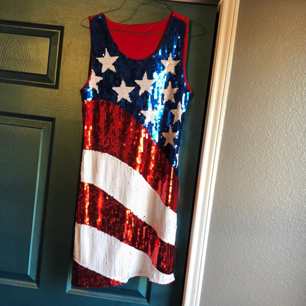 American Flag Sequin Dress🇺🇸